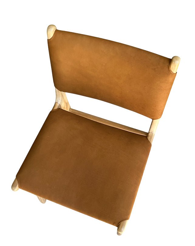 Chaise de salle à manger Maya Plush (Nubuck Camel)