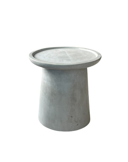 Table d'appoint Orbita en terrazzo gris