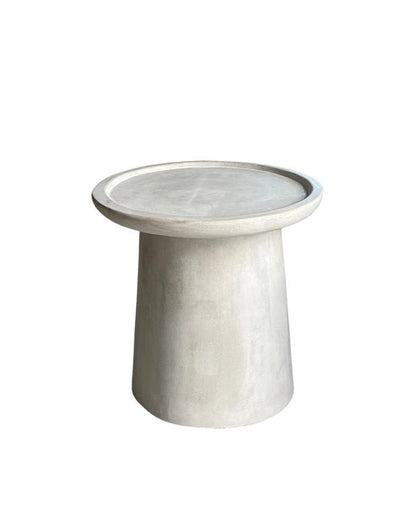 Table d'appoint Orbita en terrazzo gris
