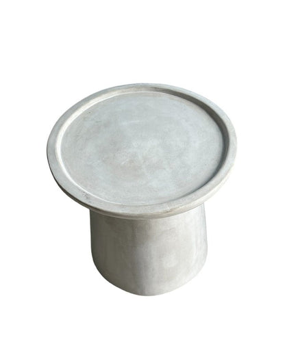 Table d'appoint Orbita en terrazzo gris
