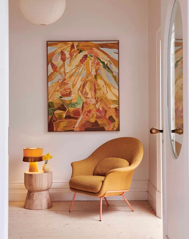 Tabouret en forme de sablier