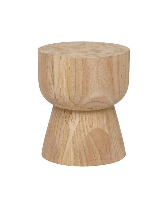 Tabouret en forme de sablier