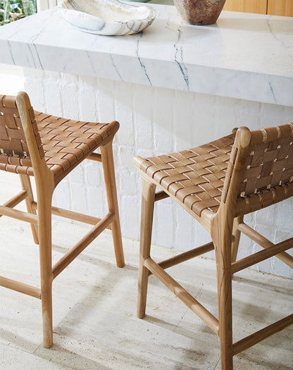 Tabouret de bar Maya avec dossier