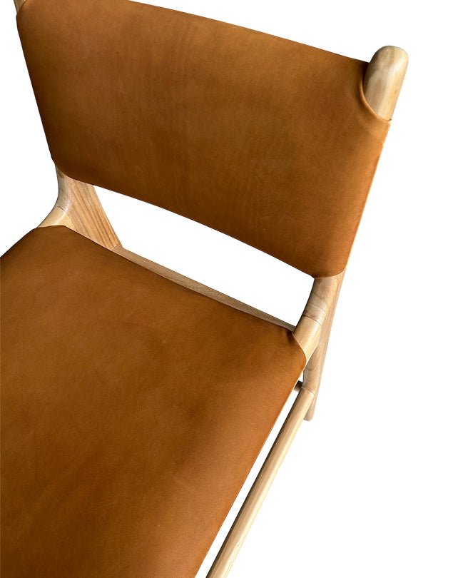 Tabouret de bar Maya Plush avec dossier