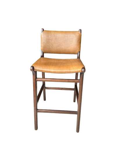Tabouret de bar Maya Plush avec dossier