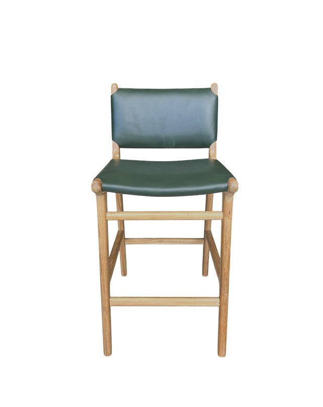 Tabouret de bar Maya Plush avec dossier