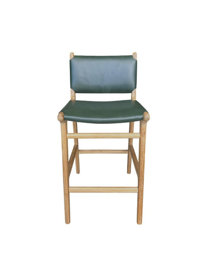 Tabouret de bar Maya Plush avec dossier