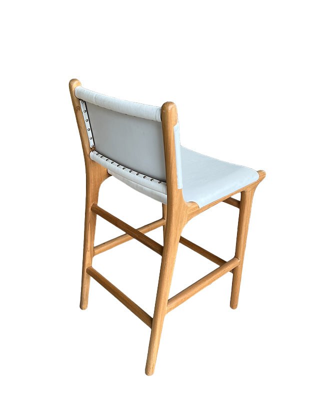 Tabouret de bar Maya Plush avec dossier