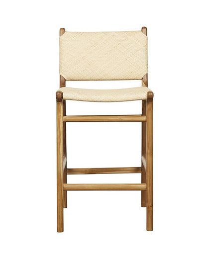 Tabouret de bar Maya Plush avec dossier