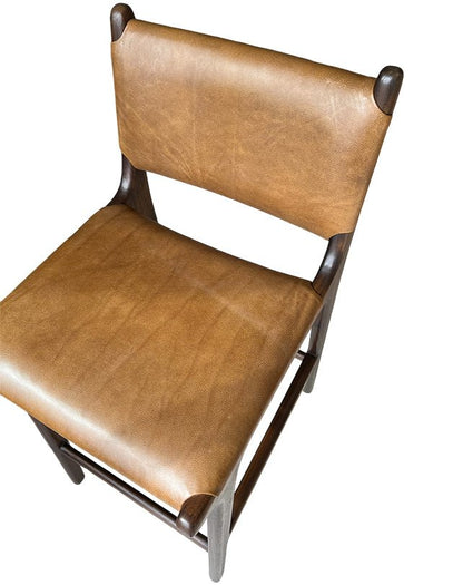 Tabouret de bar Maya Plush avec dossier