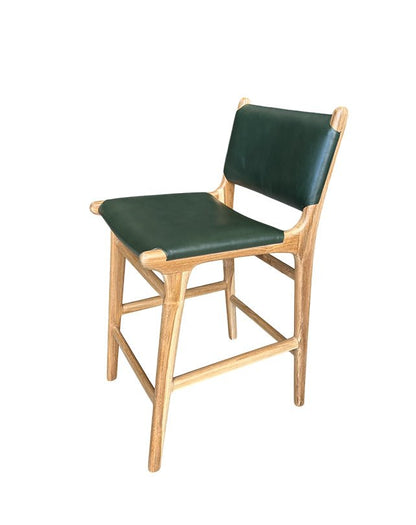 Tabouret de bar Maya Plush avec dossier