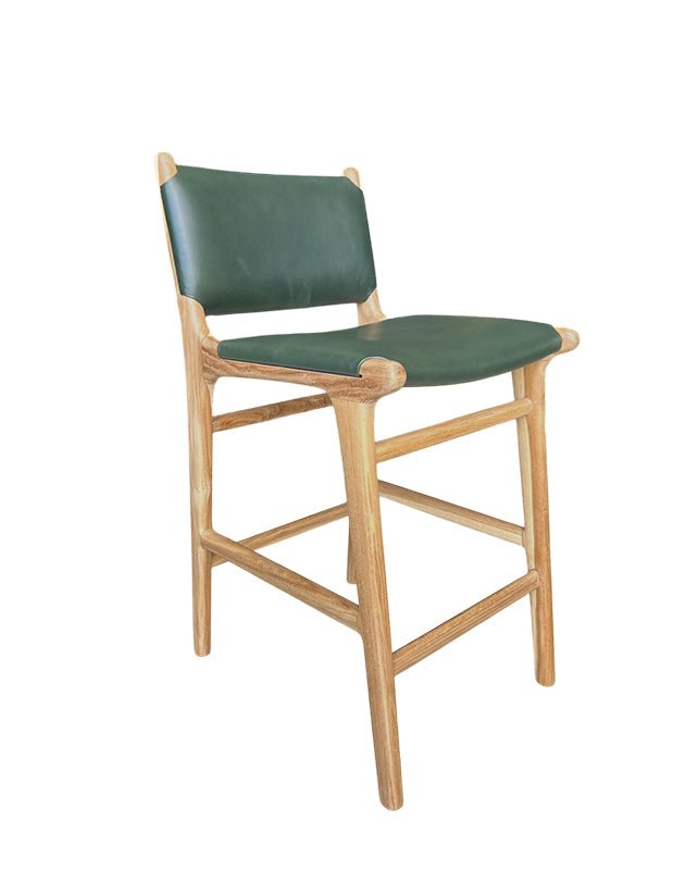 Tabouret de bar Maya Plush avec dossier