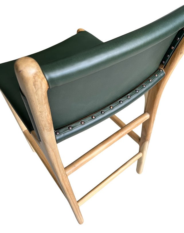 Tabouret de bar Maya Plush avec dossier