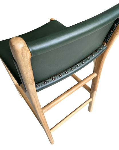 Tabouret de bar Maya Plush avec dossier