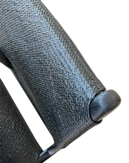 Chaise de salle à manger Maya Plush (rotin noir)