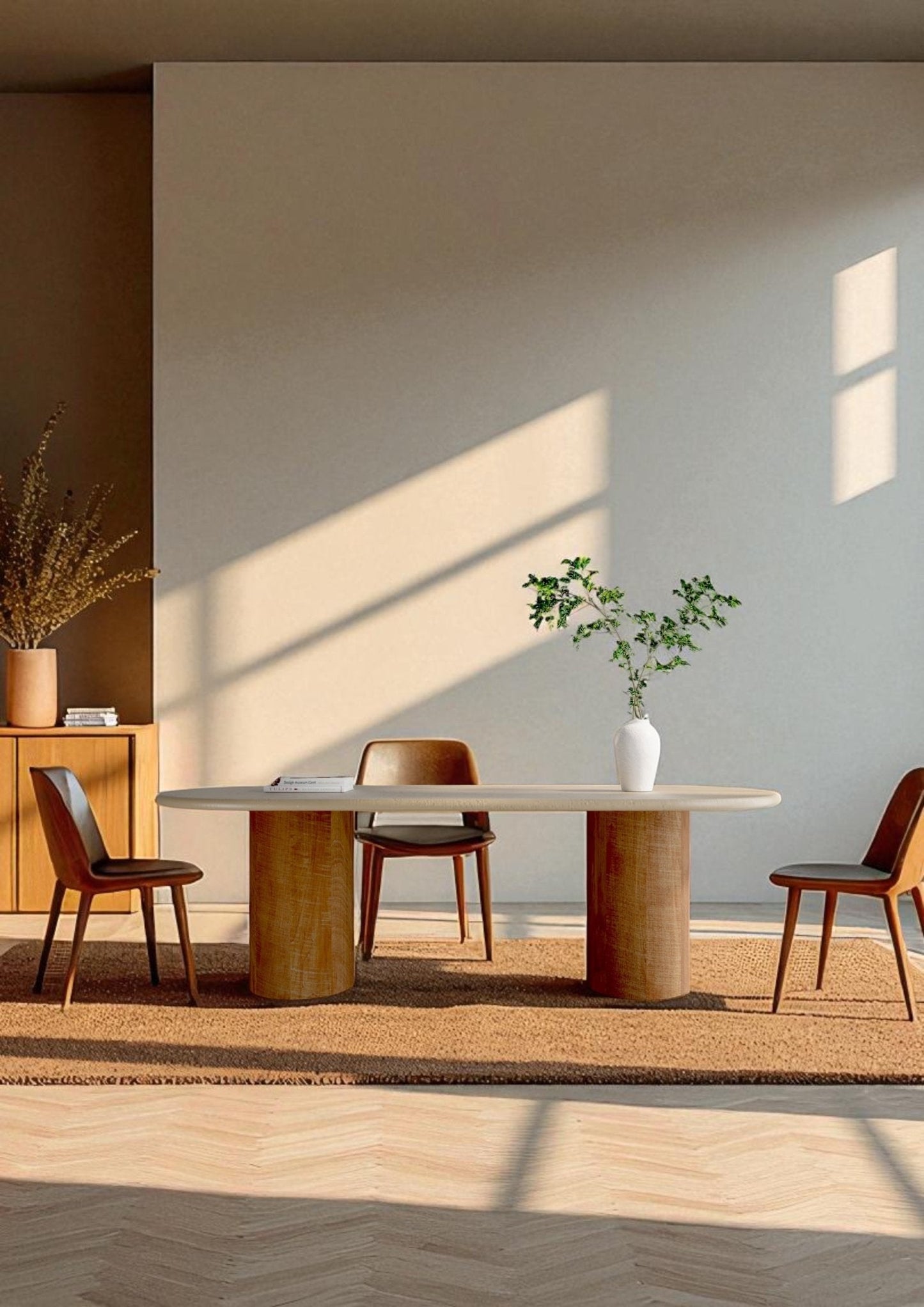 Table à manger ovale de Padoue