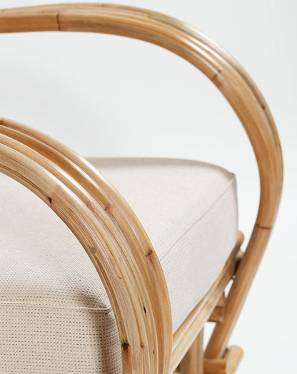 Chaise en rotin Raffles