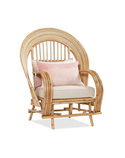 Chaise en rotin Raffles