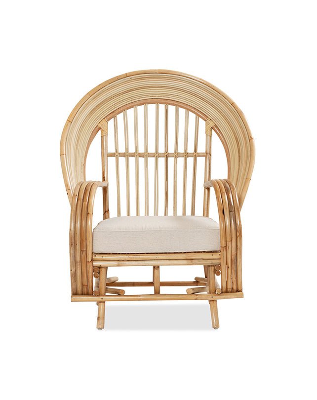 Chaise en rotin Raffles