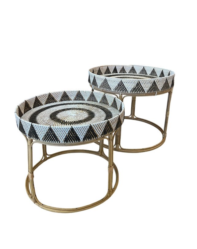 Table d'appoint en rotin