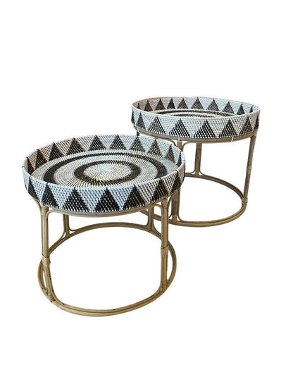 Table d'appoint en rotin