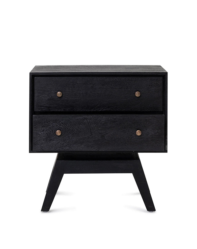 Table de chevet Sari à 2 tiroirs