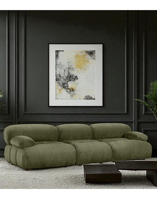 Canapé Solene 3 places - Olive