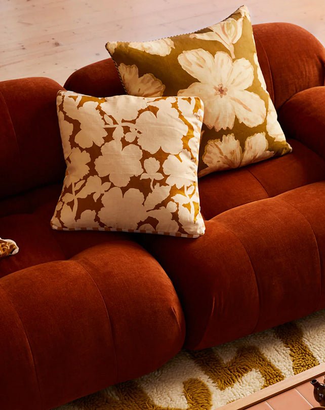 Canapé Solene 3 places - Terre cuite